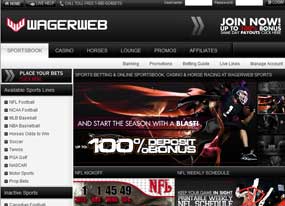 Bet online with WagerWeb Sportsbook
